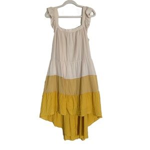 moodie | Dresses | Ruched Lemon Midi 
